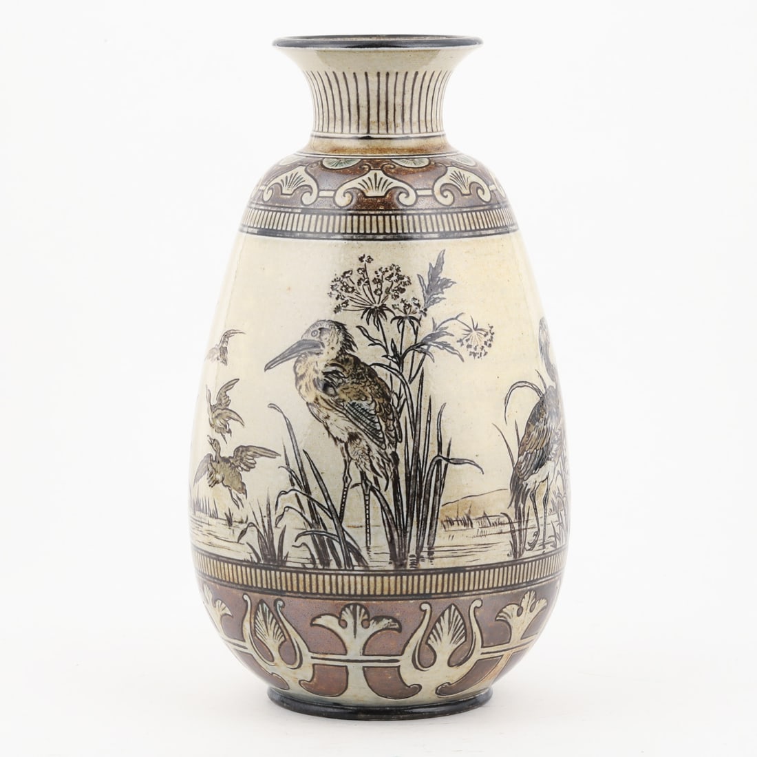 Martin Brothers Waterfowl Vase - 5