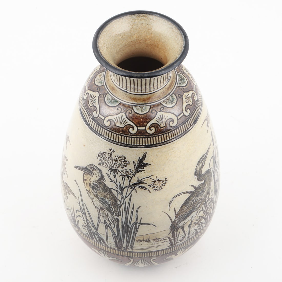 Martin Brothers Waterfowl Vase - 6