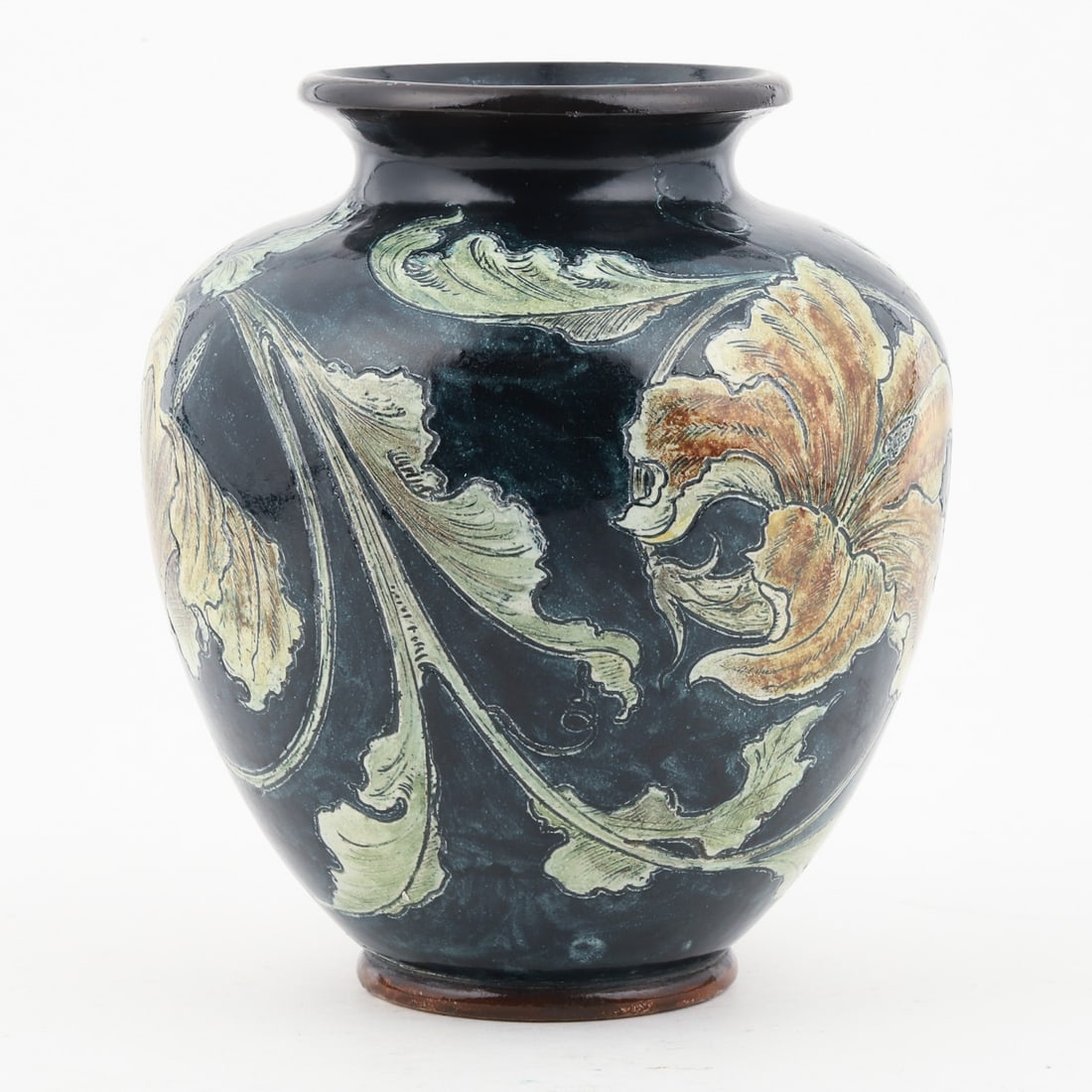 Martin Brothers Hibiscus Vase - 3
