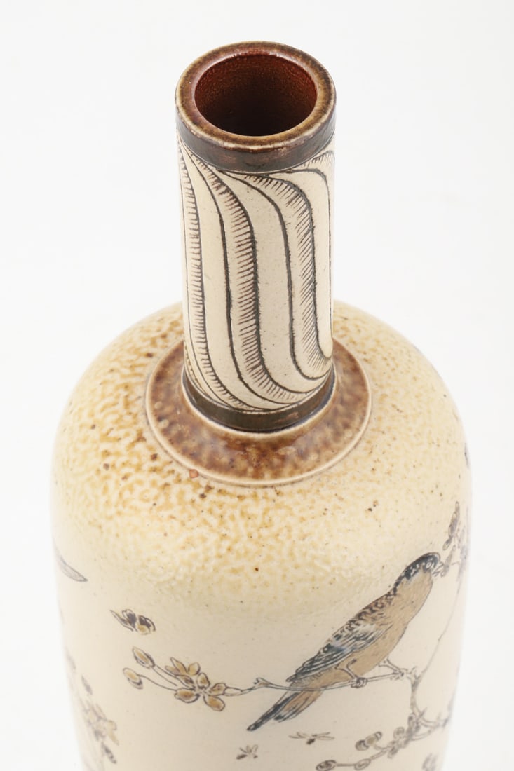Martin Brothers Birds and Flowers Vase - 6