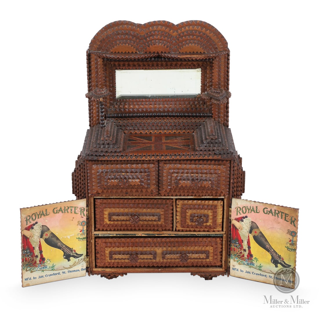 St. Thomas Tramp Art Dresser Box (1 of 11)