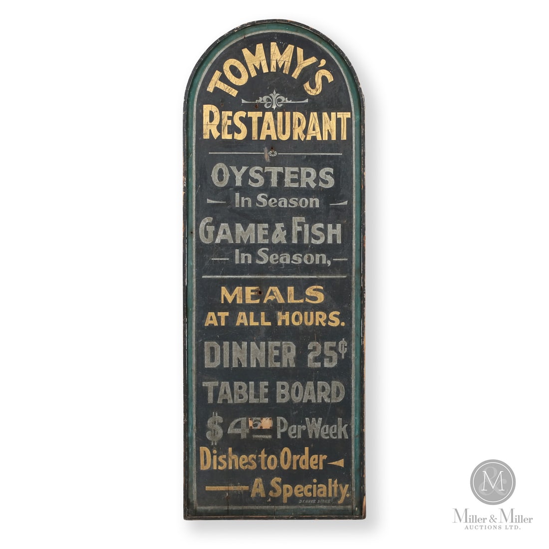 "Tommy's Restaurant" Painted Wood Sign (1 of 8)