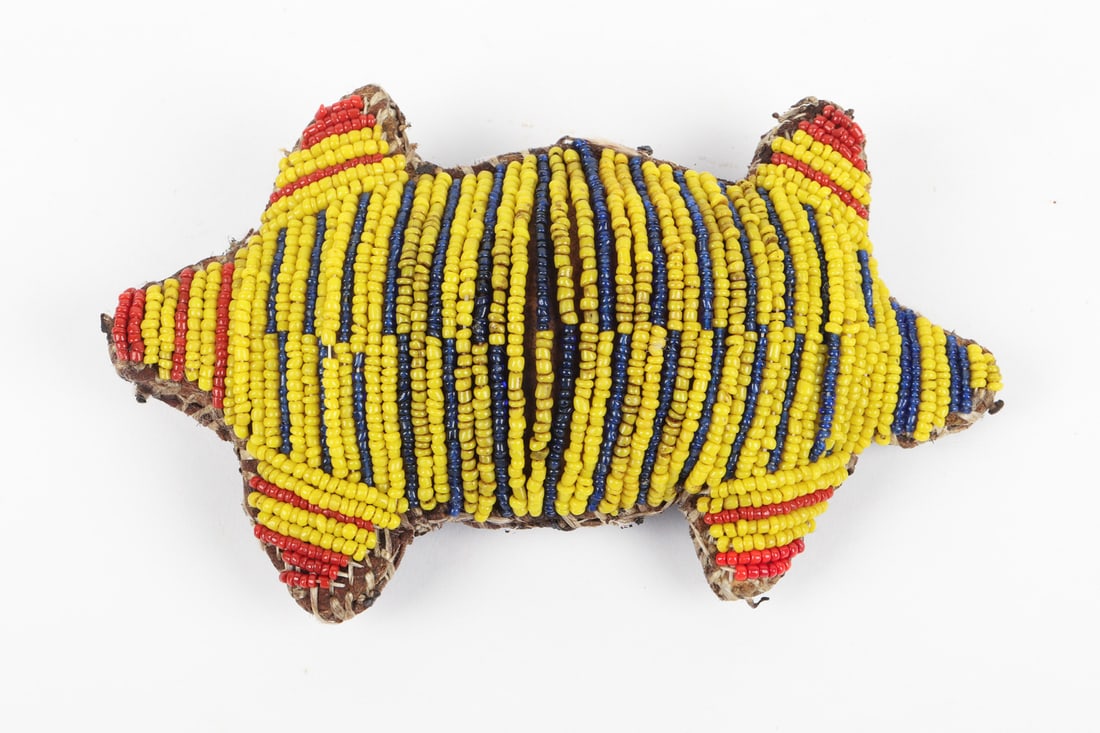 Beaded Turtle Amulet - 2