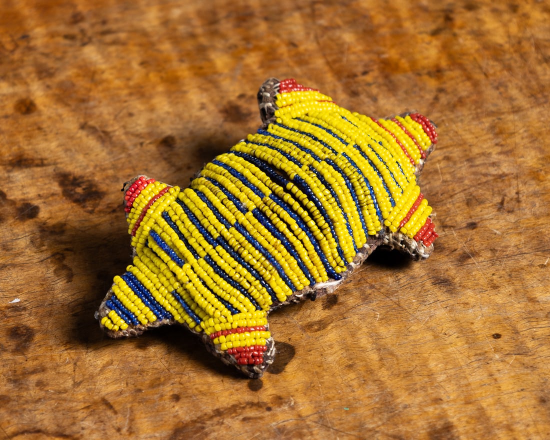 Beaded Turtle Amulet - 5
