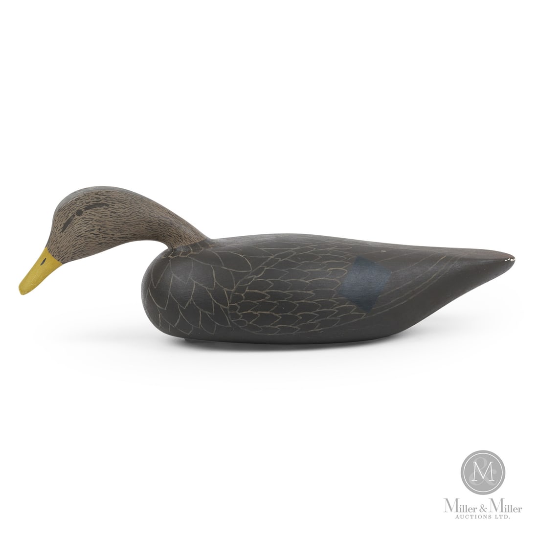 Rudolph Stevens, 1939, Tancook Island, Nova Scotia: Tancook Island, Nova Scotia. Third Quarter 20th Century. Painted wood. 5.75" x 18.5" x 6". From a Private Nova Scotia Collection. Tancook Island, Nova Scotia. Third Quarter 20th Century.