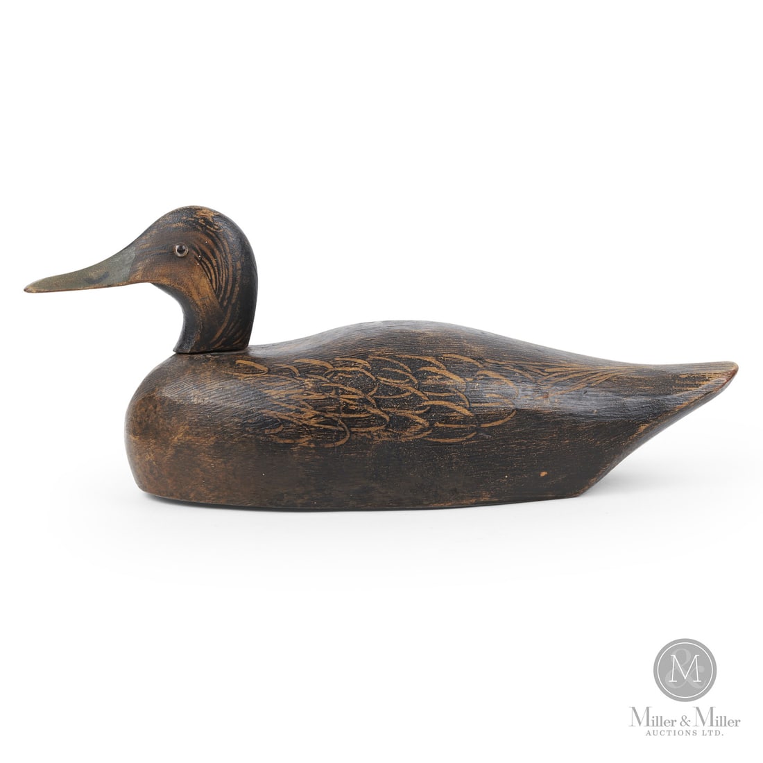 Peterborough Canoe Company Factory Black Duck Decoy (1 of 9)