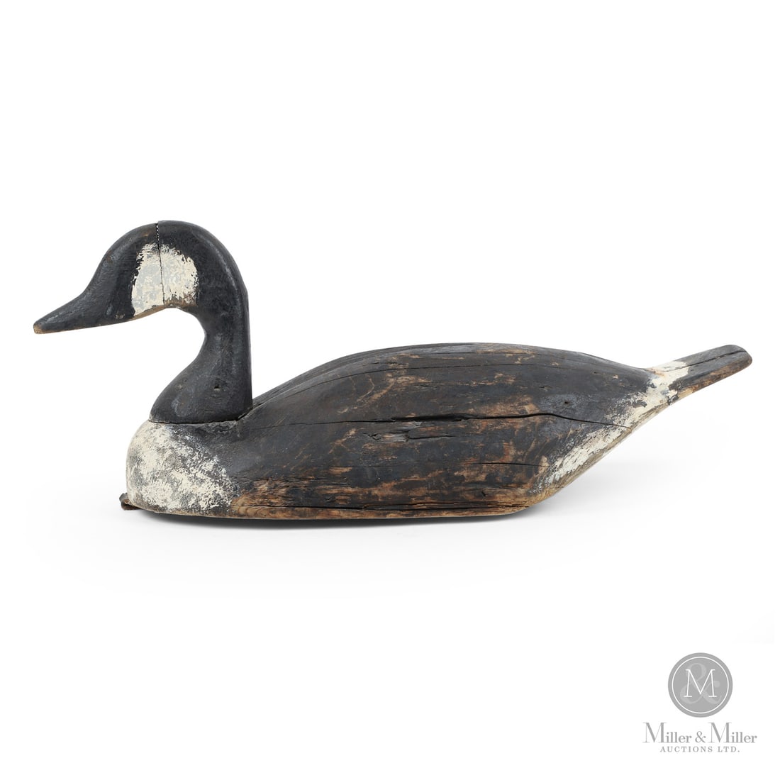 Prince Edward Island Canada Goose Decoy: Prince Edward Island. Second Quarter 20th Century. Painted wood. 9" x 22.25" x 8.5". From a long time, Private Nova Scotia Collection. Prince Edward Island. Second Quarter 20th Century.