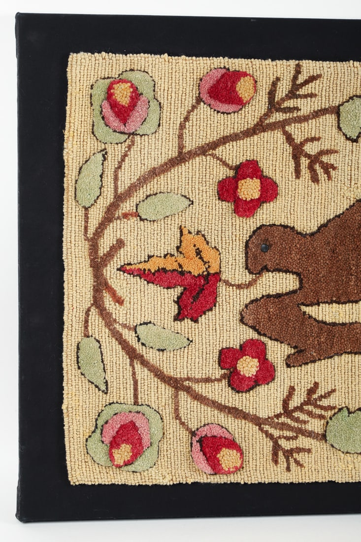 Beaver Hooked Rug - 3