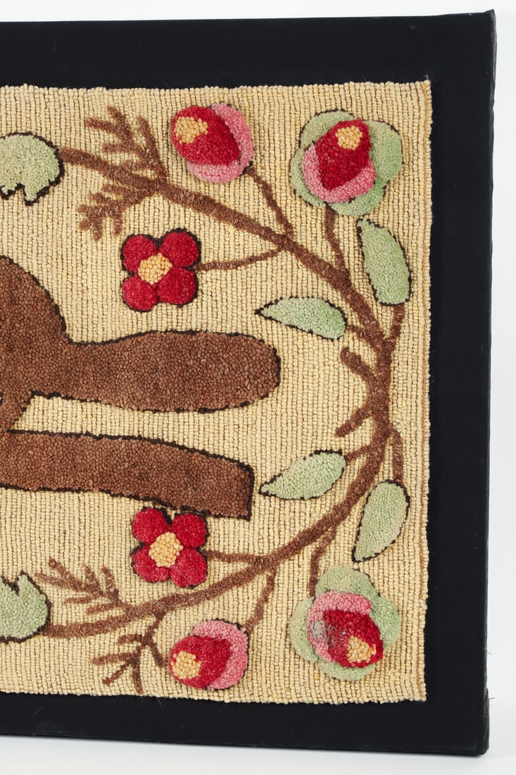 Beaver Hooked Rug - 4