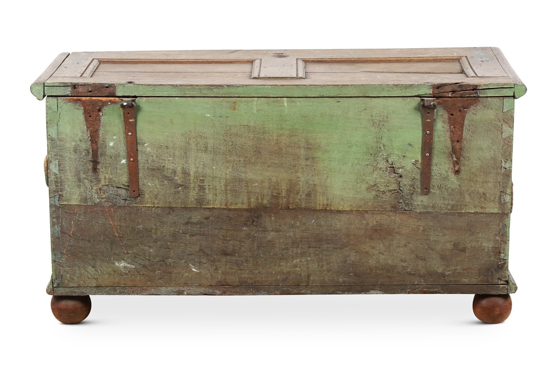 Early Painted Settler's Chest - 5