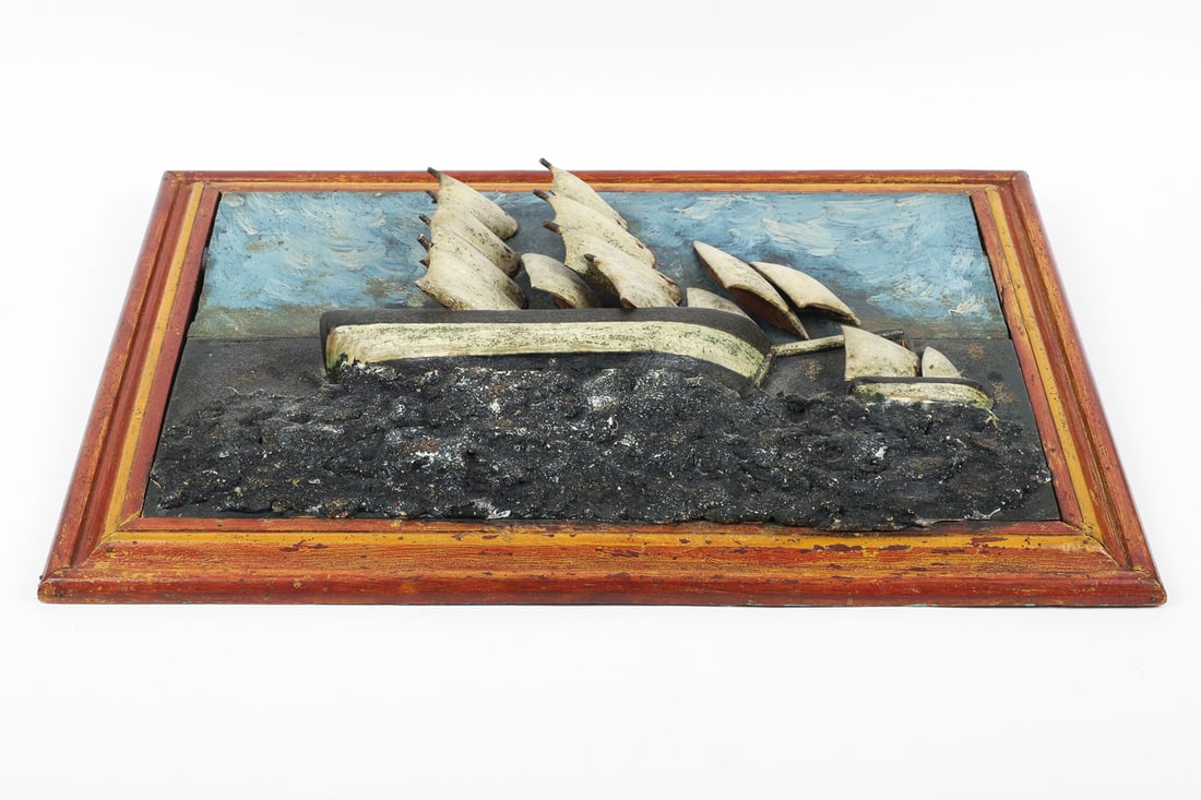 Framed Nautical Diorama - 3