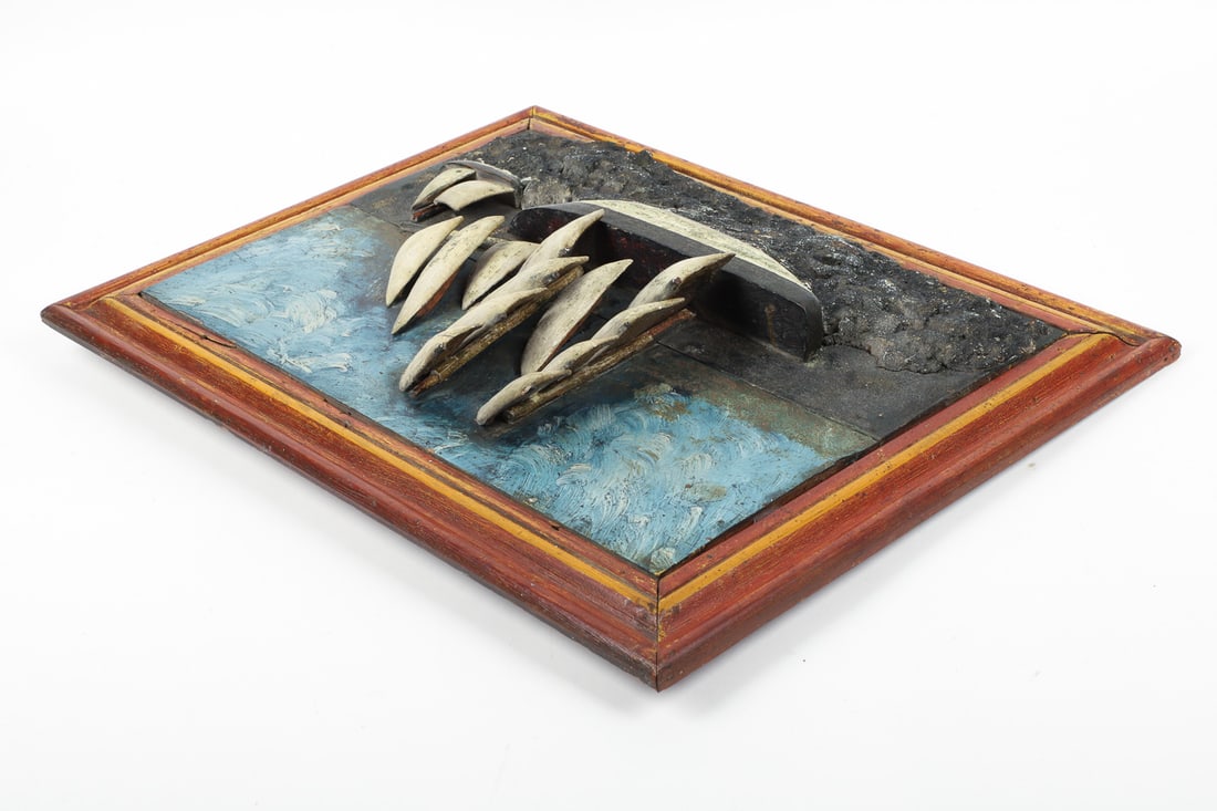 Framed Nautical Diorama - 4