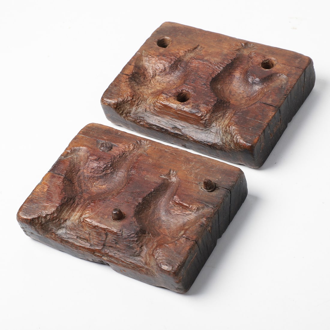 Double Rooster Sugar Mold - 2