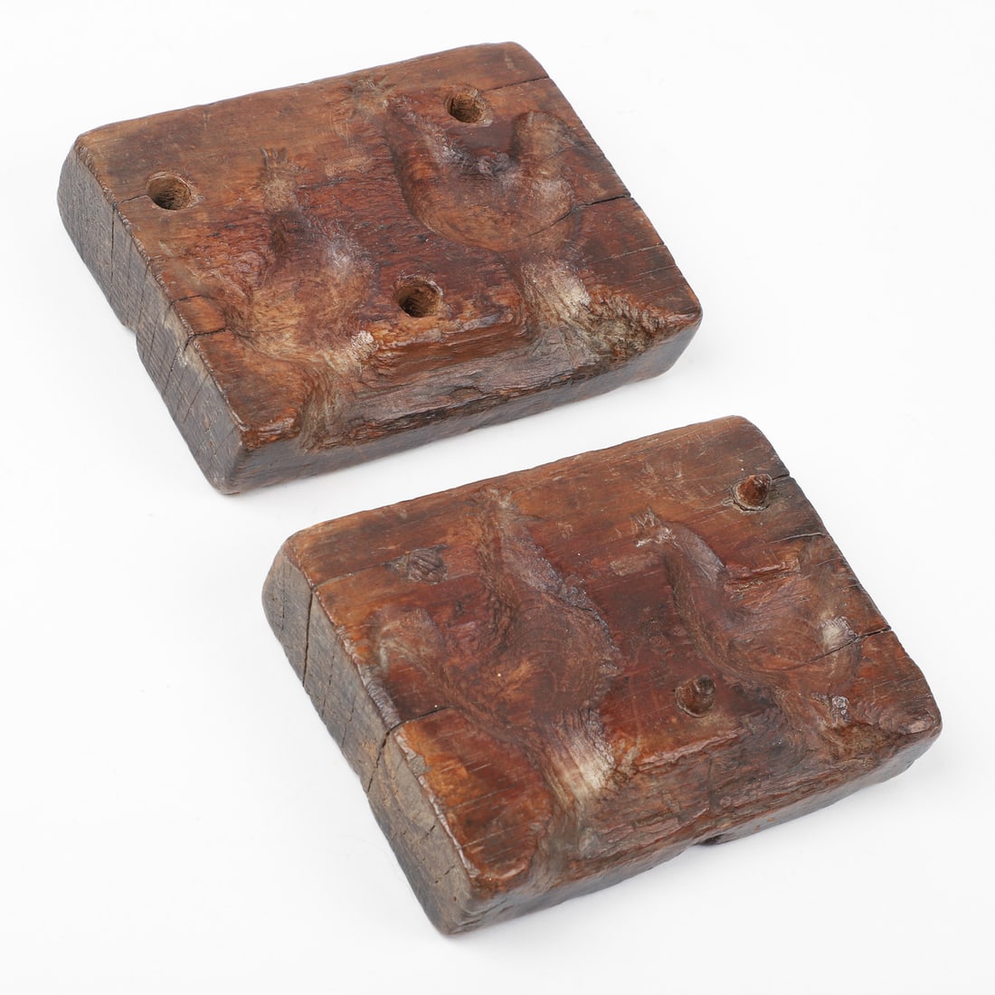 Double Rooster Sugar Mold - 3