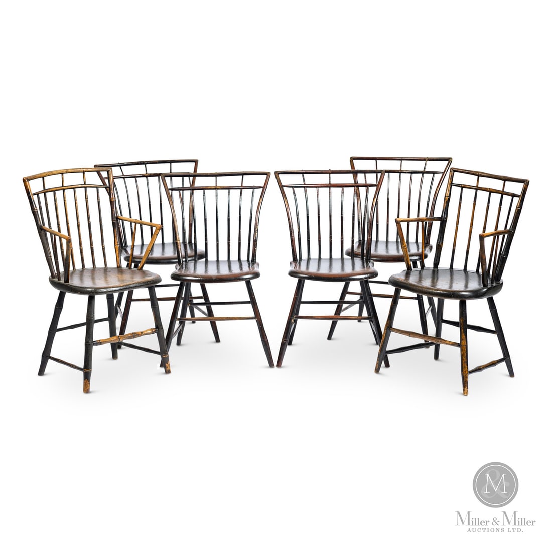 Set of Birdcage Windsor Chairs (1 of 10)