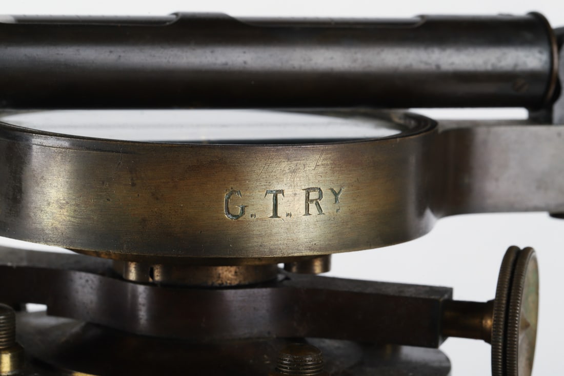 Surveyor's Level Grand Trunk Railway Harrison & Co Montreal, Quebec - 12