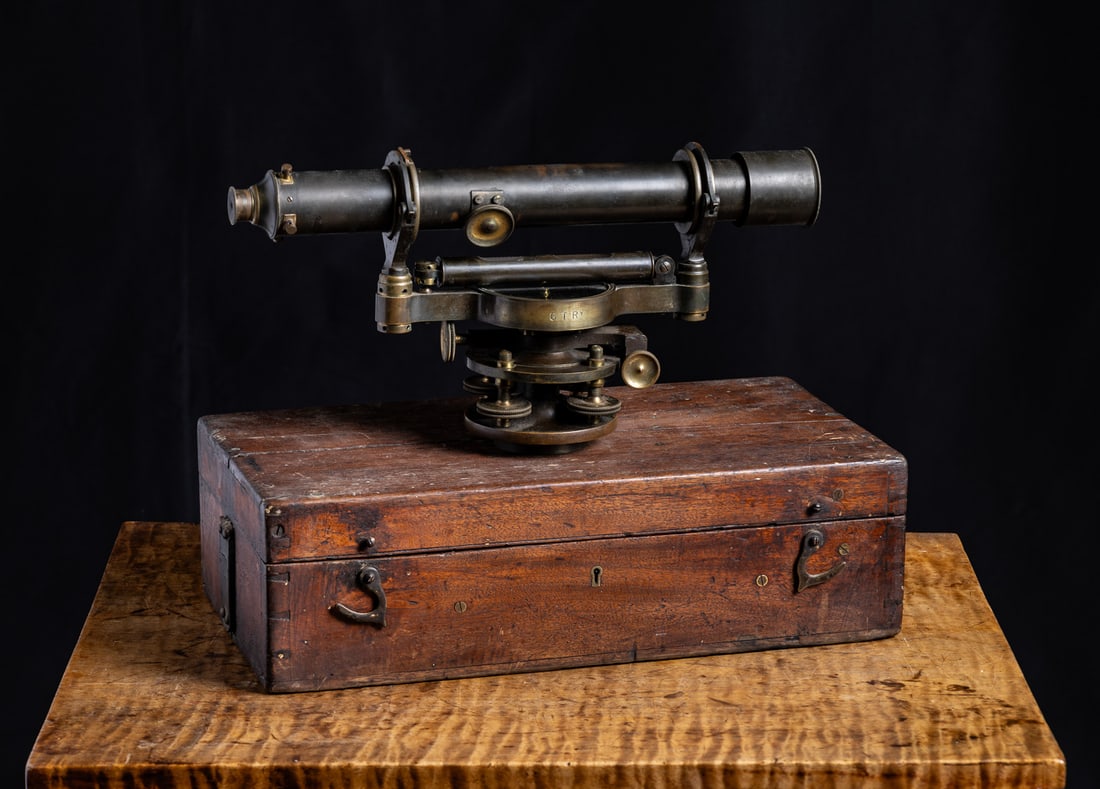 Surveyor's Level Grand Trunk Railway Harrison & Co Montreal, Quebec - 15