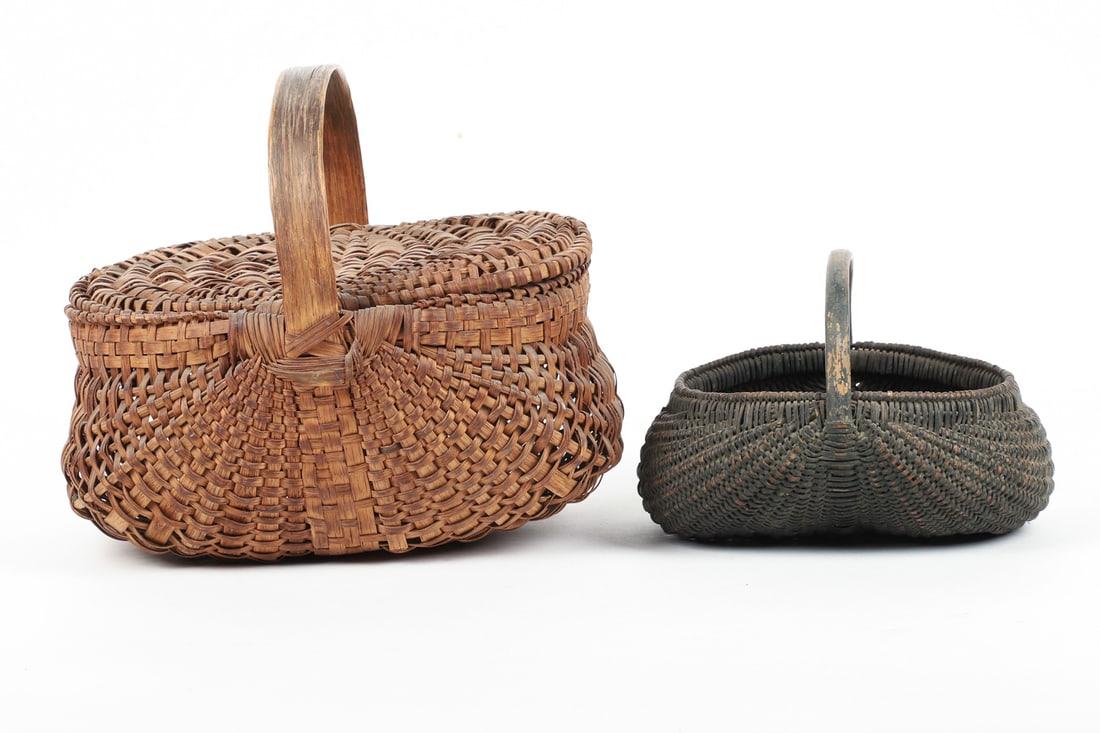 Two woven baskets - 2