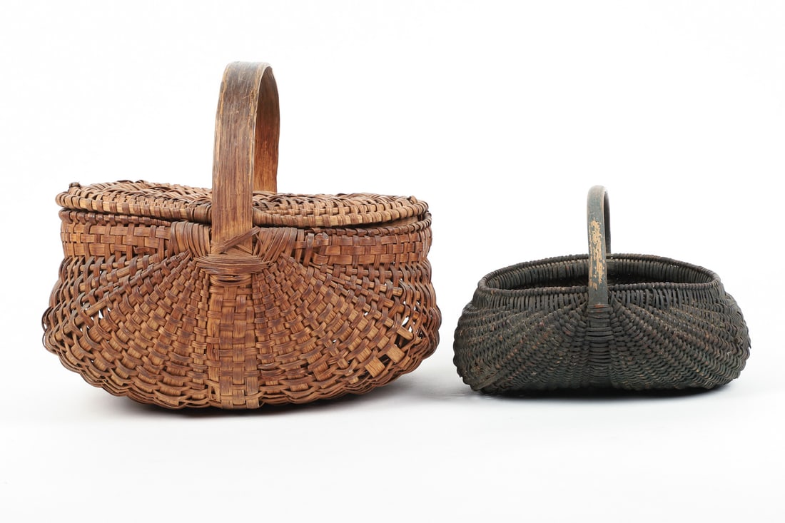 Two woven baskets - 4
