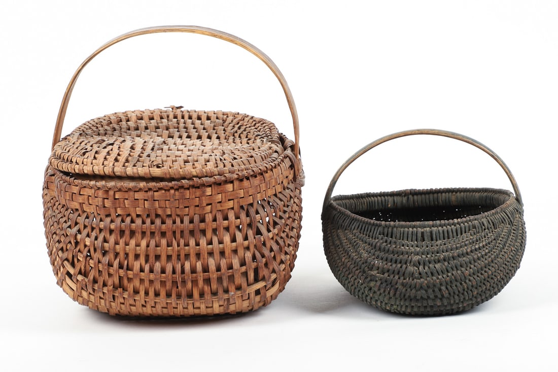 Two woven baskets - 5