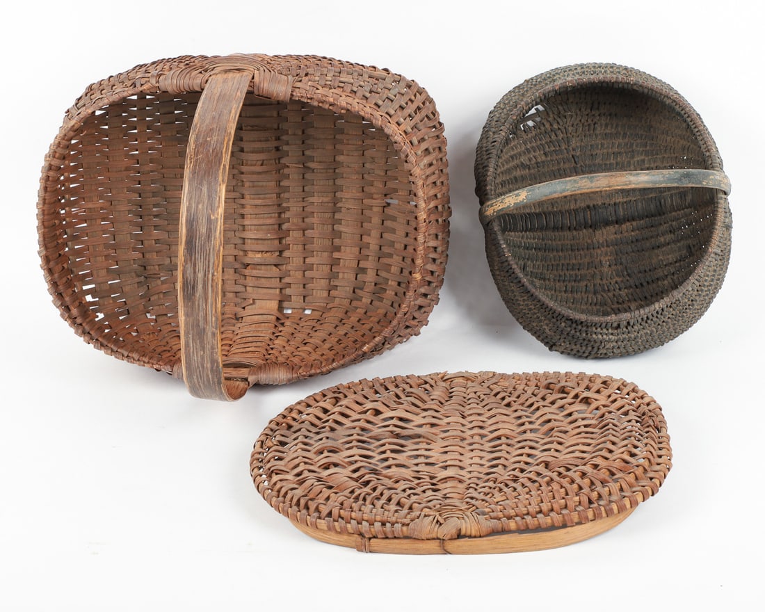 Two woven baskets - 7