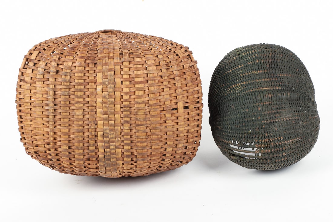Two woven baskets - 8