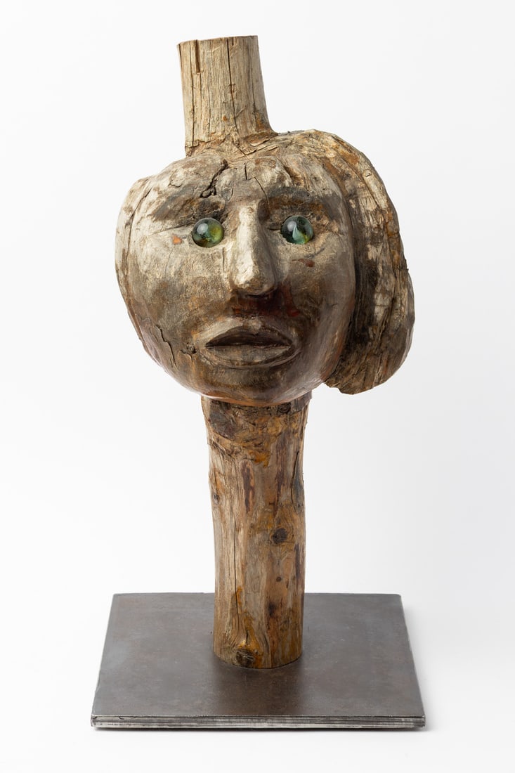 Burl Multi-Face Sculpture - 2