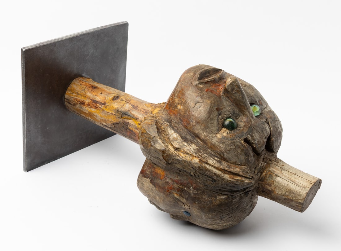 Burl Multi-Face Sculpture - 7