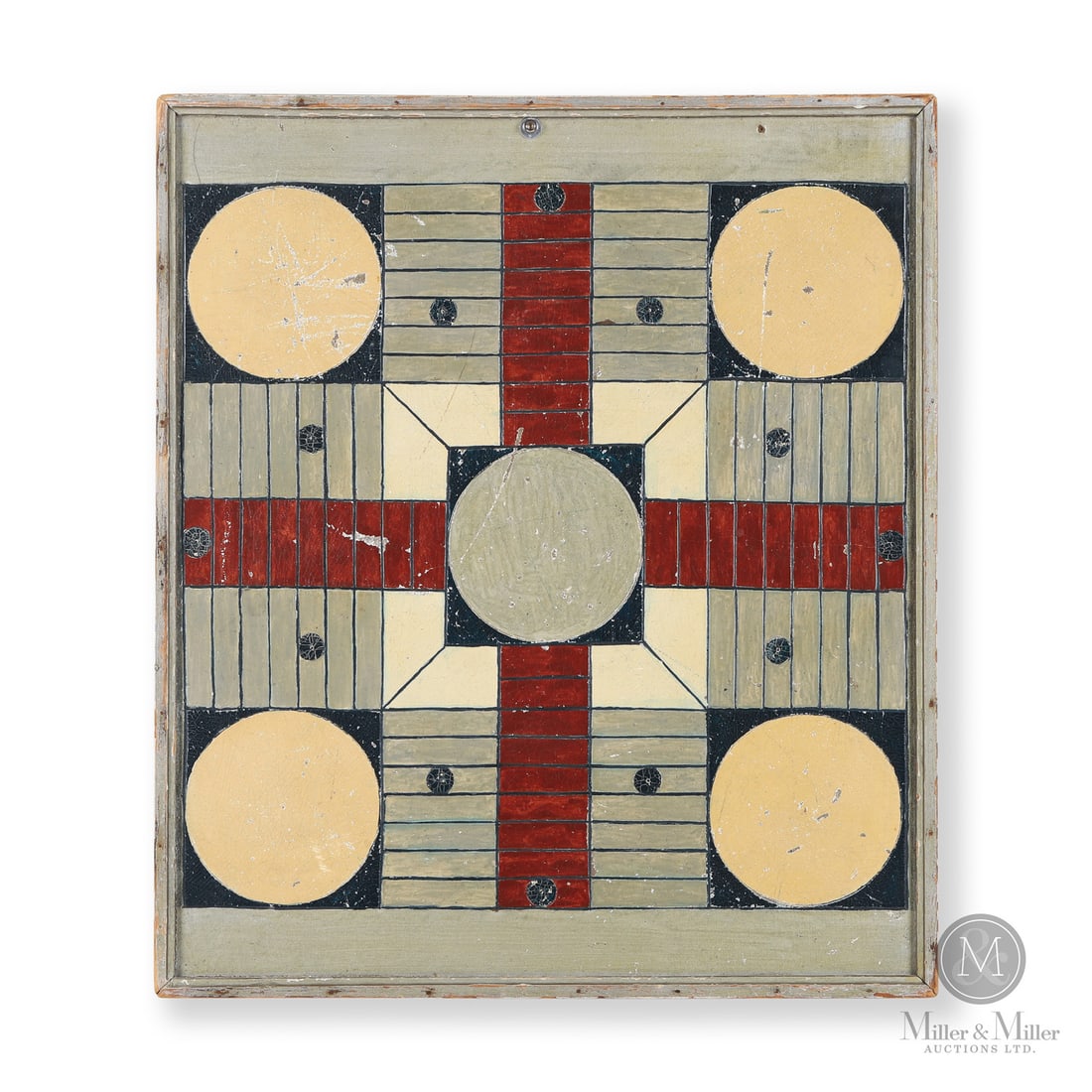 Painted Parcheesi/Checker Board (1 of 5)