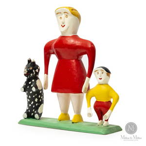 Charlie Tanner Woman with Dog and Child