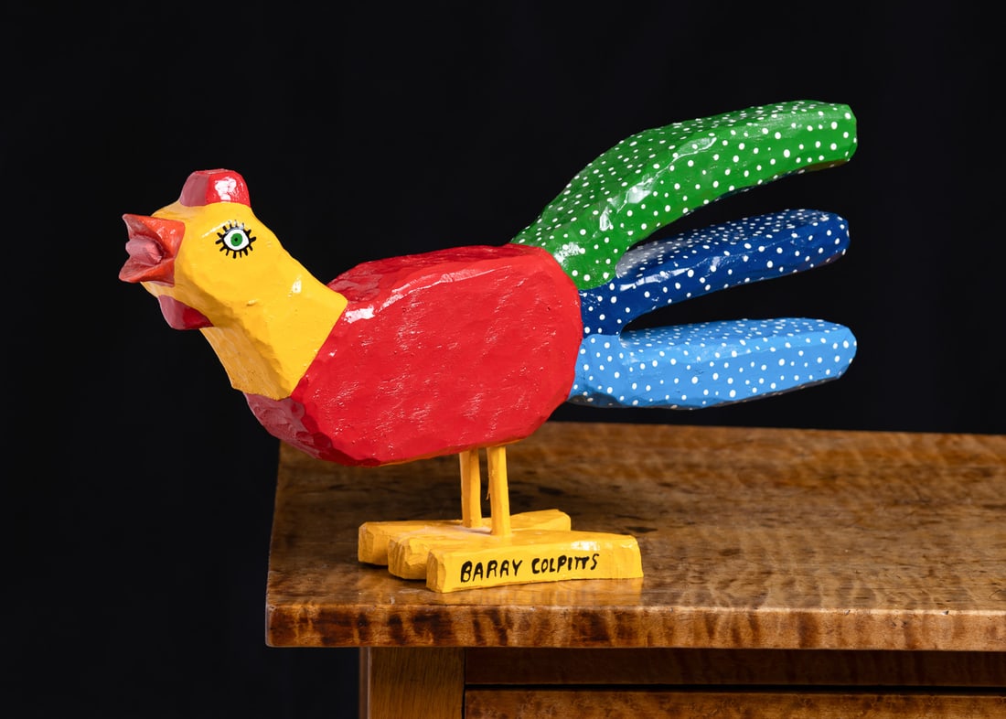 Barry Colpitts Running Rooster - 8