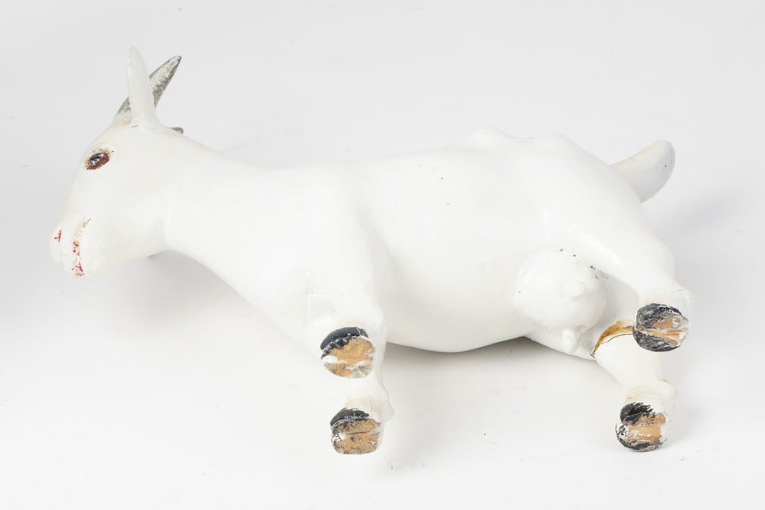 Wilfrid Richard Goat carving - 7