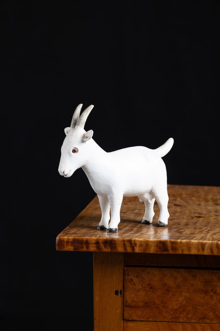 Wilfrid Richard Goat carving - 8