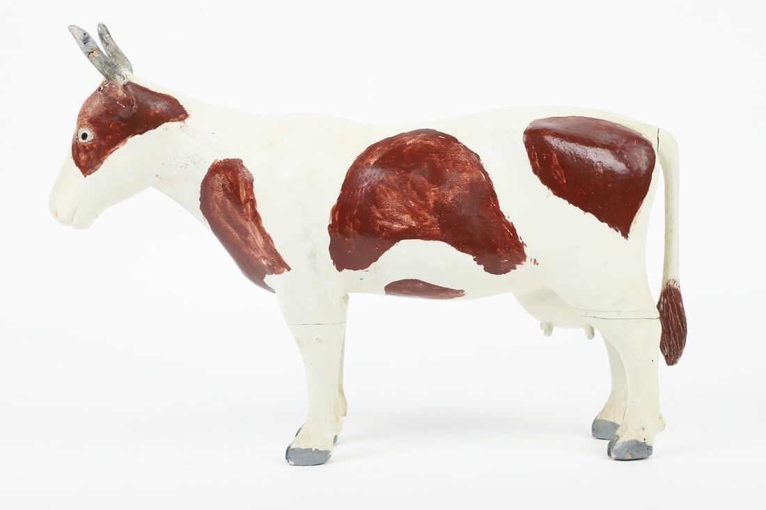 Wilfrid Richard Cow Carving - 2