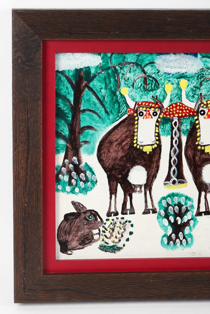 Everett Lewis Oxen with Maud - 3