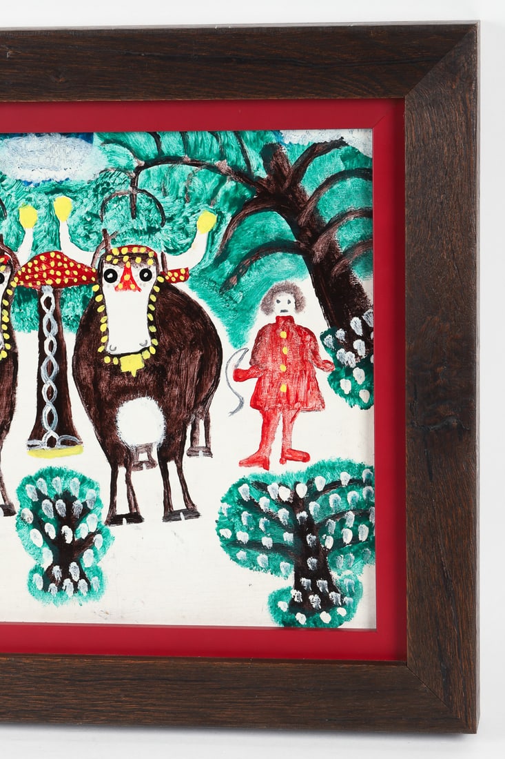 Everett Lewis Oxen with Maud - 4