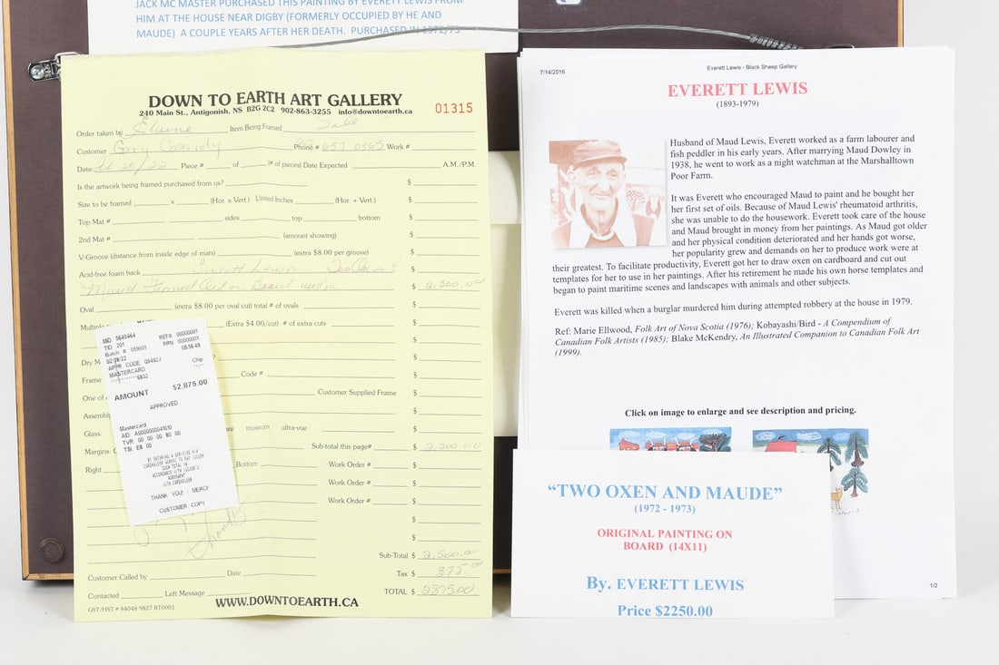 Everett Lewis Oxen with Maud - 7