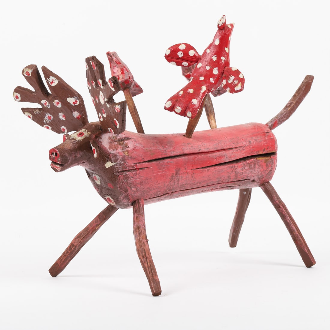 Edmond Chatigny Moose with Birds - 2