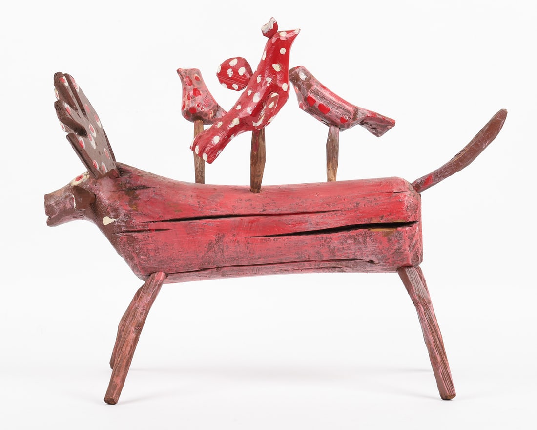 Edmond Chatigny Moose with Birds - 3