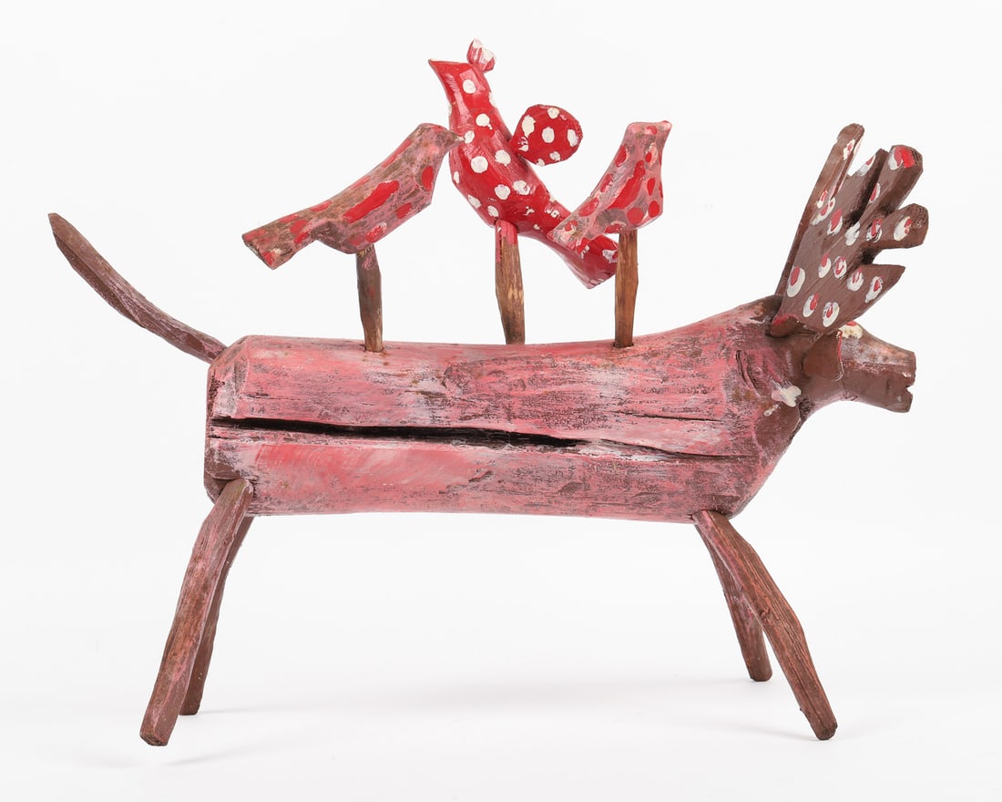 Edmond Chatigny Moose with Birds - 4