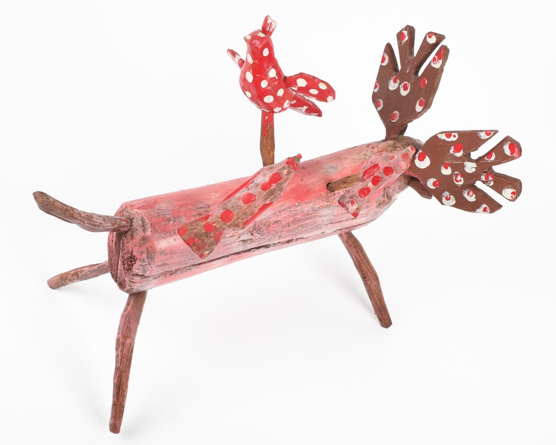 Edmond Chatigny Moose with Birds - 7