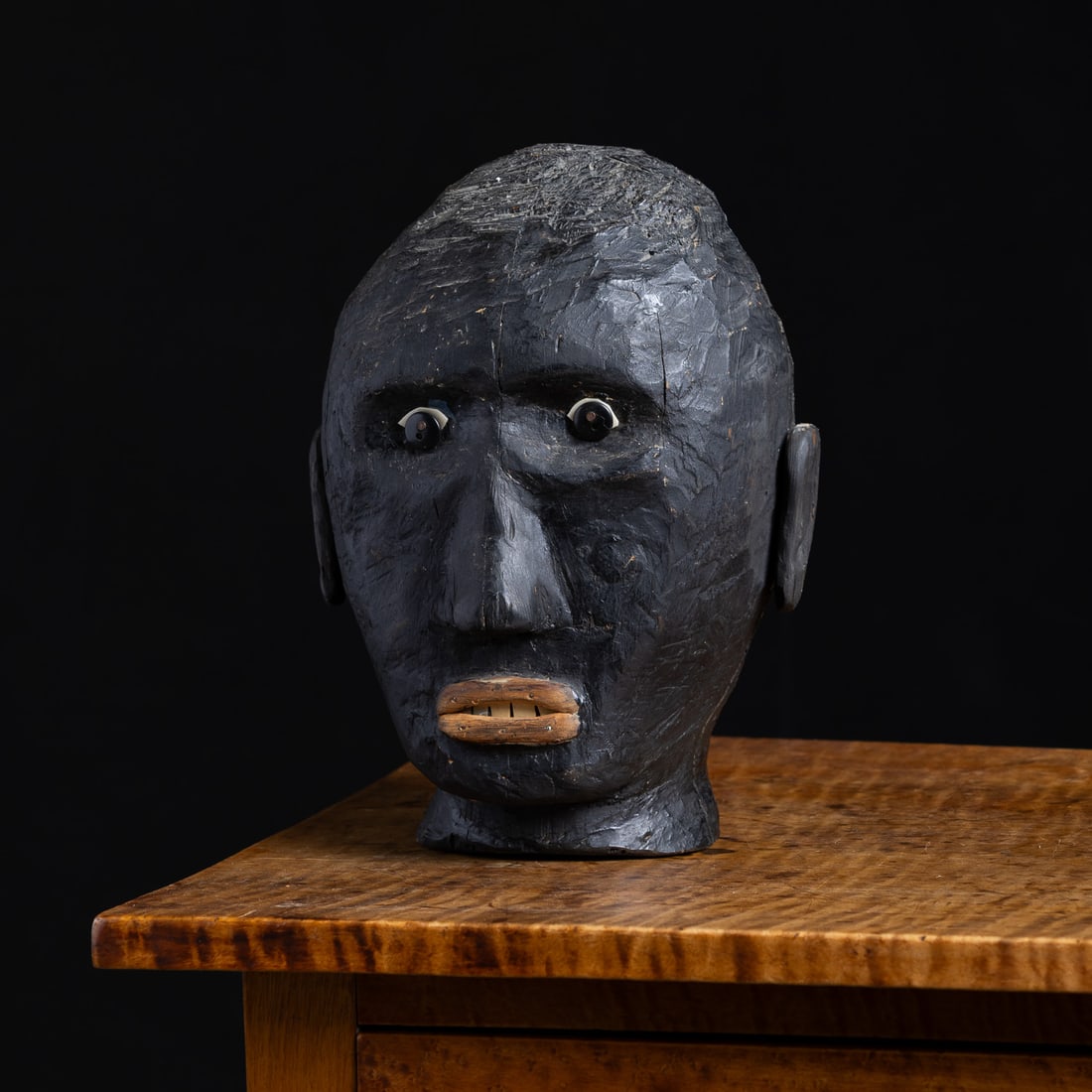 Alcide St. Germain Head Carving - 7