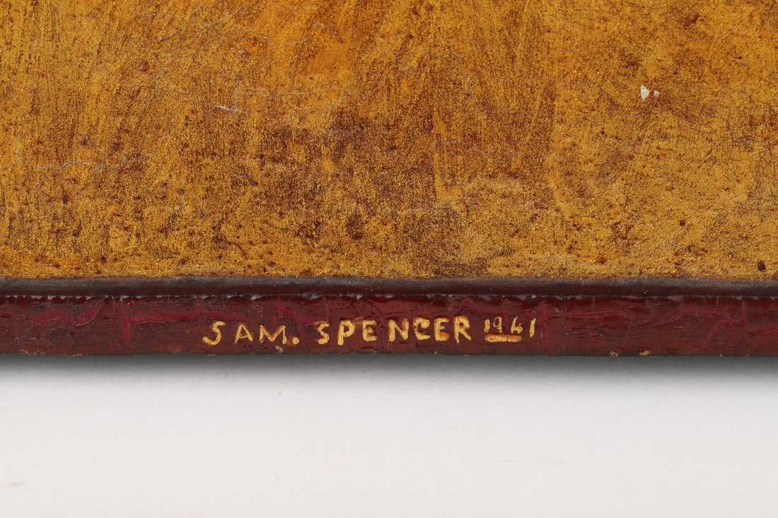 Sam Spencer "Syl Apps" Maple Leafs Wall Carving - 2