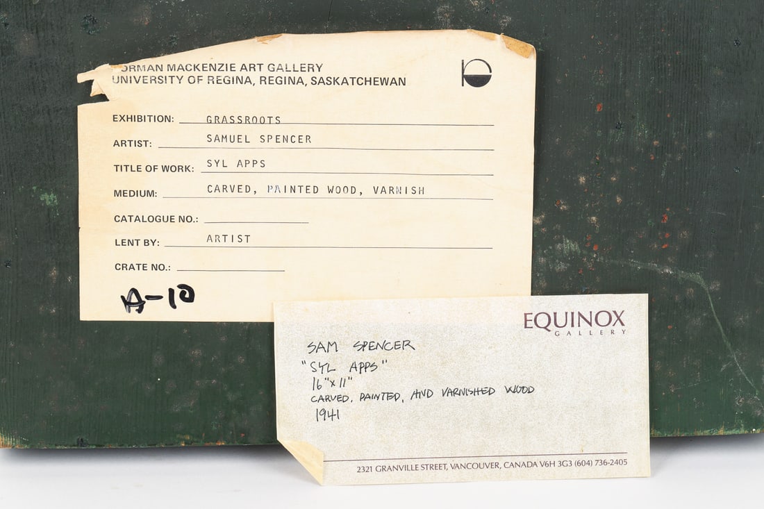 Sam Spencer "Syl Apps" Maple Leafs Wall Carving - 6