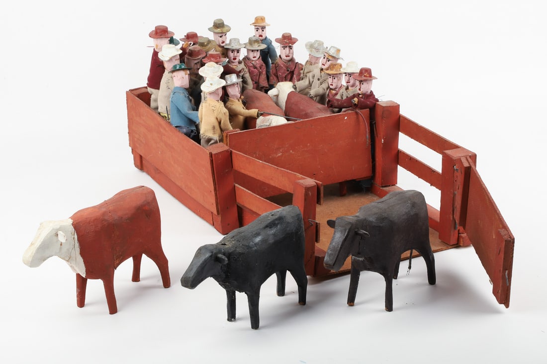 Jacob Roth Cattle Auction Diorama - 9