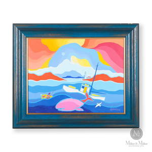 Ted Harrison "Over the Waves"