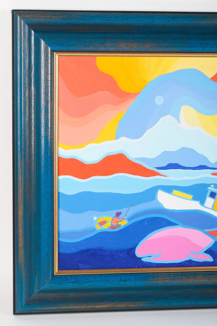 Ted Harrison "Over the Waves" - 4