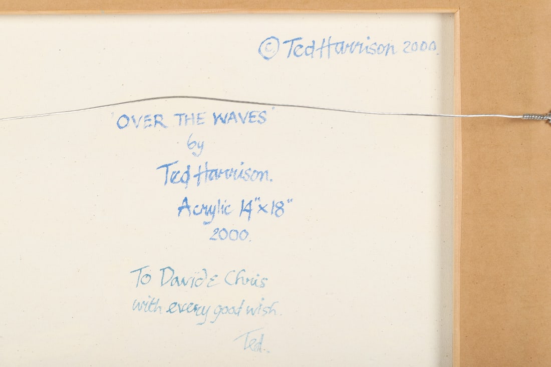 Ted Harrison "Over the Waves" - 7