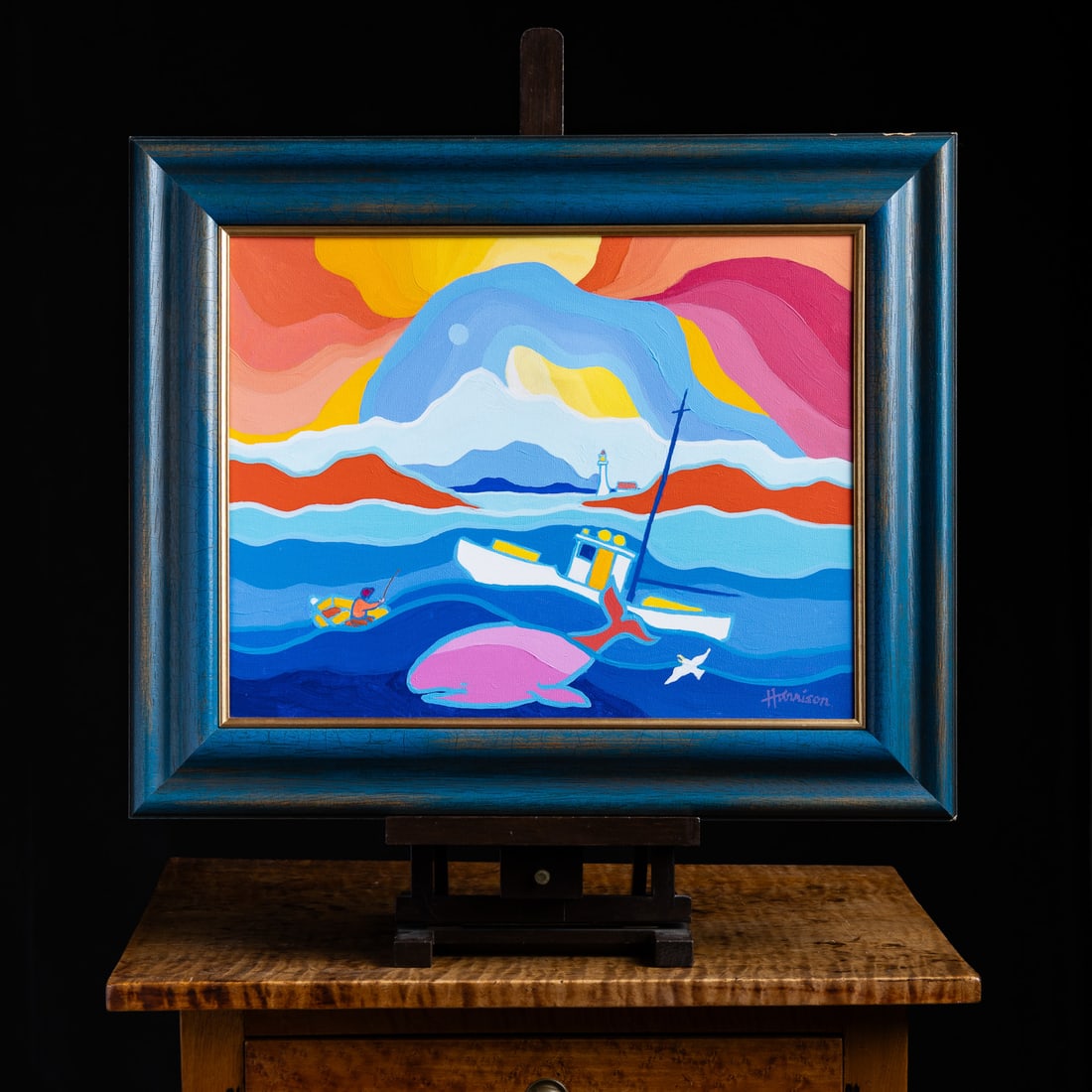 Ted Harrison "Over the Waves" - 8