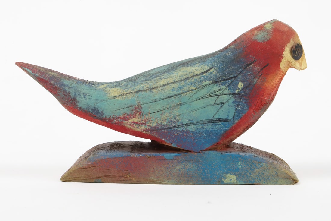 Joe Sleep Attributed Bird Carving - 2